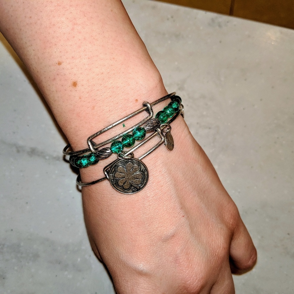 Alex and Ani Bracelet Set
